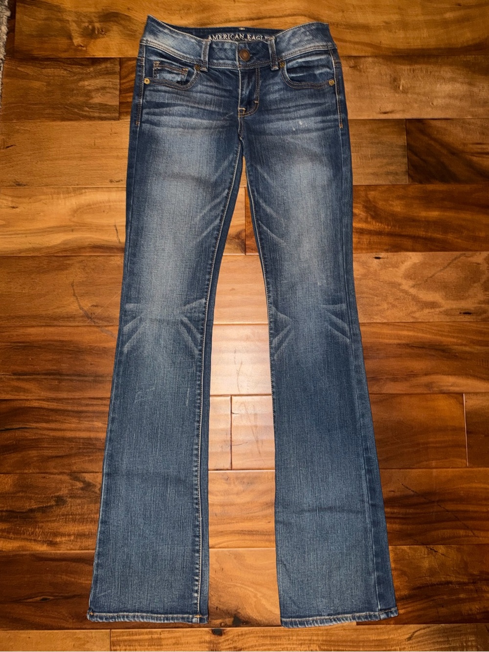 American Eagle kick boot super stretch
Size 0 long